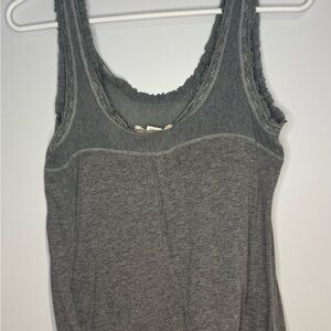 Hollister Charcoal Tank Top